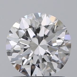 1.00 Carat Round D VS2 EX GIA Natural Diamond