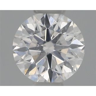 0.34 Carat Round E SI2 EX VG GIA Natural Diamond