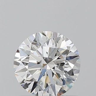 0.6 Carat Round F SI1 EX VG GIA Natural Diamond