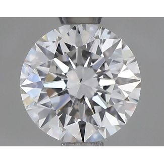 0.8 Carat Round F SI2 EX GIA Natural Diamond