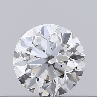 0.18 Carat Round E VS2 VG EX GIA Natural Diamond