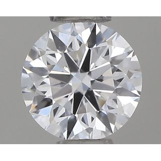 0.35 Carat Round D VS2 EX GIA Natural Diamond