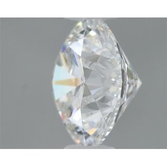 0.43 Carat Round F VVS2 EX GIA Natural Diamond