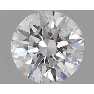 0.51 Carat Round F VS1 EX GIA Natural Diamond