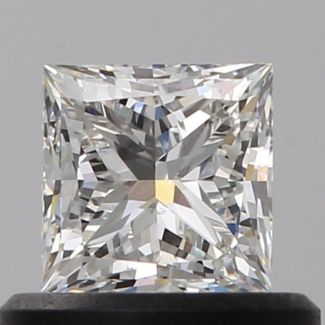 0.52 Carat Princess H VS2 - EX VG GIA Natural Diamond