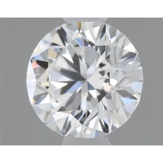 0.39 Carat Round E VVS2 EX GIA Natural Diamond