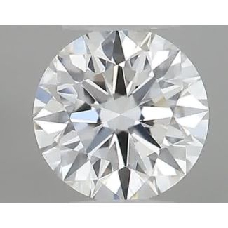 0.24 Carat Round F VVS1 EX GIA Natural Diamond