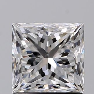 1.20 Carat Princess F SI1 - EX VG GIA Natural Diamond