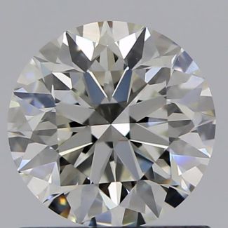 0.80 Carat Round I VS1 EX GIA Natural Diamond