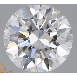 0.5 Carat Round E VS1 EX GIA Natural Diamond