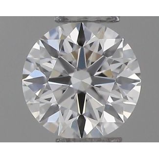 0.21 Carat Round E VVS2 EX GIA Natural Diamond