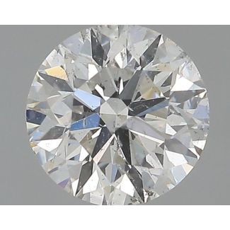 0.61 Carat Round G SI2 EX GIA Natural Diamond