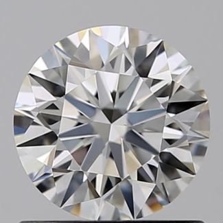 0.72 Carat Round H VVS2 EX GIA Natural Diamond