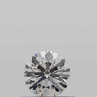 0.31 Carat Round H SI2 EX GIA Natural Diamond