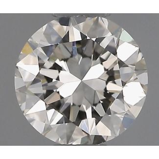 0.50 Carat Round H VVS2 VG EX IGI Natural Diamond