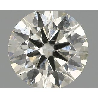 0.4 Carat Round H SI1 EX VG IGI Natural Diamond