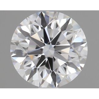 0.72 Carat Round D VVS1 EX GIA Natural Diamond