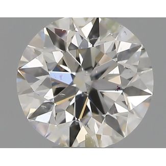 0.30 Carat Round H SI2 EX IGI Natural Diamond