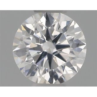 0.30 Carat Round F SI2 VG GIA Natural Diamond