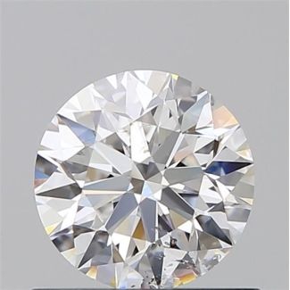 0.70 Carat Round D SI2 EX GIA Natural Diamond