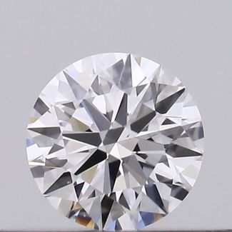 0.17 Carat Round D VS1 EX GIA Natural Diamond