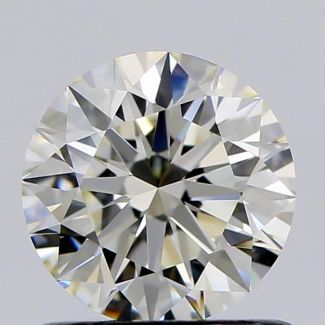 0.80 Carat Round K VVS1 EX GIA Natural Diamond