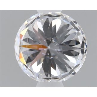 0.45 Carat Round D VS2 EX GIA Natural Diamond