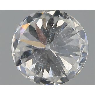 0.40 Carat Round F SI2 VG GIA Natural Diamond