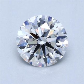 0.55 Carat Round G VVS2 EX GIA Natural Diamond