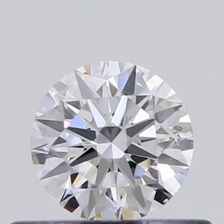 0.32 Carat Round D SI1 EX VG GIA Natural Diamond