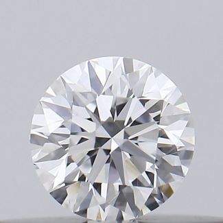 0.19 Carat Round D VVS2 EX GIA Natural Diamond