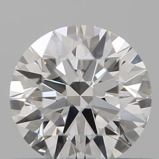 0.41 Carat Round G VVS2 EX GIA Natural Diamond