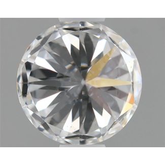 0.52 Carat Round F SI1 EX GIA Natural Diamond