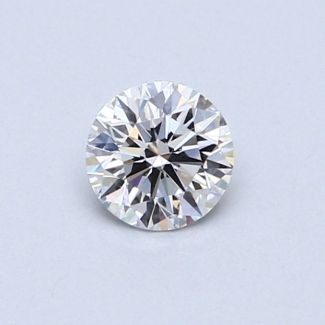 0.44 Carat Round D VS2 EX VG GIA Natural Diamond