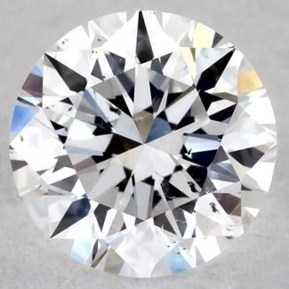 0.5 Carat Round D SI2 EX VG GIA Natural Diamond