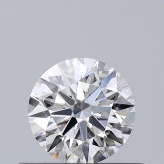 0.36 Carat Round D IF EX GIA Natural Diamond