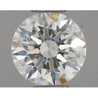 0.43 Carat Round H IF EX IGI Natural Diamond