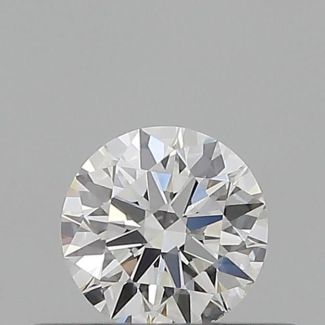 0.27 Carat Round H VVS1 EX GIA Natural Diamond