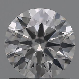 0.9 Carat Round D SI2 EX GIA Natural Diamond