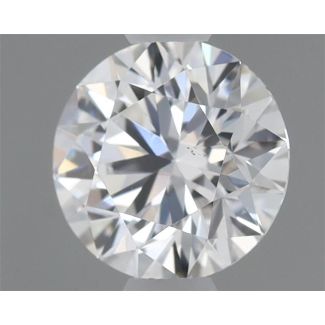 0.43 Carat Round D SI1 EX GIA Natural Diamond