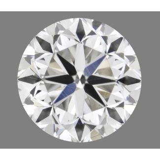 0.91 Carat Round H VS2 GD VG GIA Natural Diamond