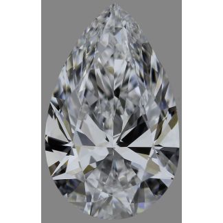 0.50 Carat Pear D IF - EX VG GIA Natural Diamond