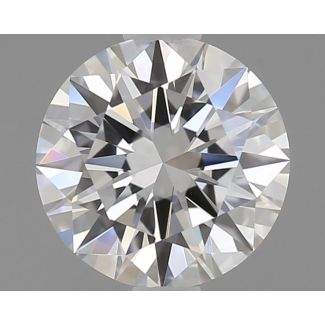 0.5 Carat Round E IF EX GIA Natural Diamond