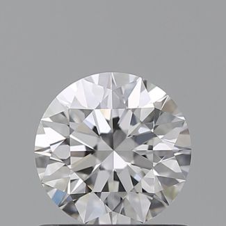 0.70 Carat Round F VVS2 EX GIA Natural Diamond