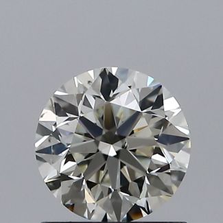 0.80 Carat Round K SI1 VG EX GIA Natural Diamond