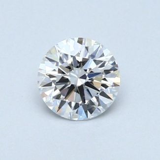 0.46 Carat Round D VS2 EX VG GIA Natural Diamond