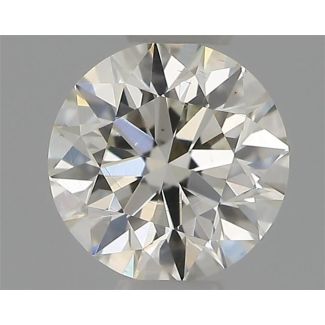 0.30 Carat Round H VS2 VG EX IGI Natural Diamond