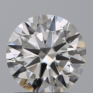 0.90 Carat Round J VVS1 EX GIA Natural Diamond