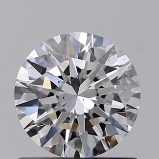 0.70 Carat Round D VS2 EX GIA Natural Diamond