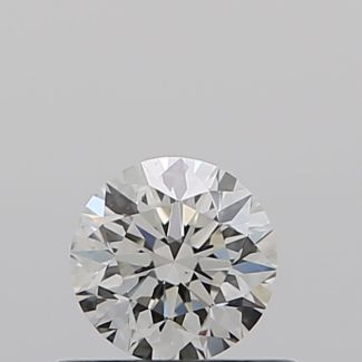 0.40 Carat Round H VS2 VG EX GIA Natural Diamond